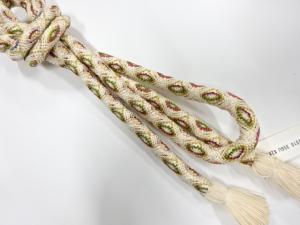 未使用品　正絹　撚り房　手組帯締め